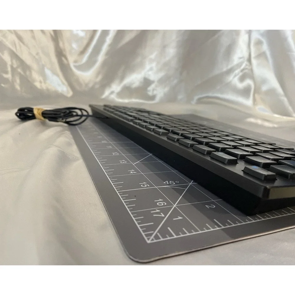 Dell KB216b USB Wired Keyboard Black Slim Quiet Keys for PC/Laptop Tested/works
